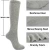 imageBomKinta Pilates Socks with Grips for Women  Yoga Grippy Slouch Scrunch Sock  Slipper Socks for Barre Workout Hospital3 Pairs  Black White Grey