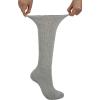 imageBomKinta Pilates Socks with Grips for Women  Yoga Grippy Slouch Scrunch Sock  Slipper Socks for Barre Workout Hospital3 Pairs  Black White Grey