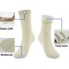 imageBomKinta Wool Hiking Socks Women  Merino Thick Warm Thermal Boot Socks  Winter Cozy Crew Sock Size 5113 Pairs  Beige  Beige  Beige