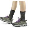 imageBomKinta Wool Hiking Socks Women  Merino Thick Warm Thermal Boot Socks  Winter Cozy Crew Sock Size 5113 Pairs  Black  Black  Black