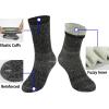 imageBomKinta Wool Hiking Socks Women  Merino Thick Warm Thermal Boot Socks  Winter Cozy Crew Sock Size 5113 Pairs  Black  Black  Black