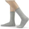 imageBomKinta Wool Hiking Socks Women  Merino Thick Warm Thermal Boot Socks  Winter Cozy Crew Sock Size 5113 Pairs  Black  Light Gray  Beige