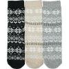 imageBomKinta Crew Boot Socks for Women  Cozy Warm Winter Socks  Comfy Soft Christmas Sleeping Sock Size 5103 Pairschristmas Khaki Grey Black