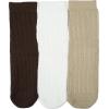 imageBomKinta Crew Boot Socks for Women  Cozy Warm Winter Socks  Comfy Soft Christmas Sleeping Sock Size 5103 Pairswhite Khaki Brown