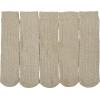 imageBomKinta Crew Boot Socks for Women  Cozy Warm Winter Socks  Comfy Soft Christmas Sleeping Sock Size 5105 Pairs5 Beige
