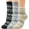 3 Pairs-christmas Khaki Grey Black