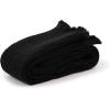 imageBomKinta Leg Warmers for Women  Soft Fashion Knit Calf Accessories  Cute 80s Ruffle Leg Sleeves for Party Yoga1 Pair  Black