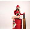 imageBomKinta Leg Warmers for Women  Soft Fashion Knit Calf Accessories  Cute 80s Ruffle Leg Sleeves for Party Yoga1 Pair  Rainbow