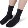 image:imageBomKinta Women Casual Calf Socks  Cute Cotton Crew Socks  Soft Above Ankle Sock Gifts 6 Pairs Size 51012 Pairs  6 Black 6 White