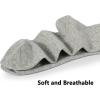 image:imageBomKinta Women Casual Calf Socks  Cute Cotton Crew Socks  Soft Above Ankle Sock Gifts 6 Pairs Size 5106 Pairs  White white black black grey grey