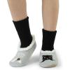 image:imageBomKinta Womens Boot Socks  Thick Boot Solid Crew Socks  Warm Cozy Soft Calf Sock 10 Pairs Size 51110 Pairs  5 Black 5 Beige