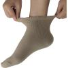 image:imageBomKinta Ankle Ruffle Socks Women  Cute Crew Frilly Sock  Low Cut Cotton Socks GiftsBlack Gold Gray White Yellow Green  6 Pairs