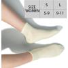 image:imageBomKinta Ankle Socks for Women  Soft Cotton Quarter Socks with Reinforced Sole  Casual Sock with Band 6 Pairs Gifts6 Pairs  2 Black 2 Coffee 2 Beige