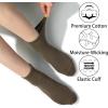 image:imageBomKinta Ankle Socks for Women  Soft Cotton Quarter Socks with Reinforced Sole  Casual Sock with Band 6 Pairs Gifts6 Pairs  2 Black 2 Coffee 2 Beige