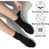image:imageBomKinta Ankle Socks for Women  Soft Cotton Quarter Socks with Reinforced Sole  Casual Sock with Band 6 Pairs Gifts6 Pairs  All Black