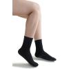 image:imageBomKinta Crew Pilates Socks for Women  Crew Yoga Sock Grips  Slipper Socks for Workout Barre Size 594 Pairsblack White Grey Beige