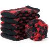 image:imageBomKinta Grip Fuzzy Slipper Socks Women  Cozy Warm Hospital Socks with Grips  Non Slip Fleece Sock Gifts Size 5103 Pairs Checkered Red