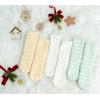 image:imageBomKinta Grip Fuzzy Slipper Socks Women  Cozy Warm Hospital Socks with Grips  Non Slip Fleece Sock Gifts Size 5103 Pairs White Stripes Yellow Stripes Green