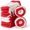 image:imageBomKinta Grip Fuzzy Slipper Socks Women  Cozy Warm Hospital Socks with Grips  Non Slip Fleece Sock Gifts Size 5105 Pairs Christmas Mix Color 1