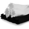 image:imageBomKinta Ruffle Socks Women  TurnCuff Frilly Sock  Lightweight Cotton Sock  Athletic Crew Socks Gifts3 White 3 Black