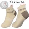 image:imageBomKinta Womens Athletic Socks  Cushioned Running Socks  Cotton Ankle Sock  Gifts for Women 6 Pairs6 Pairs Beige Khaki Brown