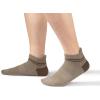 image:imageBomKinta Womens Athletic Socks  Cushioned Running Socks  Cotton Ankle Sock  Gifts for Women 6 Pairs6 Pairs Beige Khaki Brown