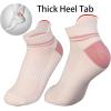image:imageBomKinta Womens Athletic Socks  Cushioned Running Socks  Cotton Ankle Sock  Gifts for Women 6 Pairs6 Pairs Pink Orange Purple