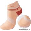 image:imageBomKinta Womens Athletic Socks  Cushioned Running Socks  Cotton Ankle Sock  Gifts for Women 6 Pairs6 Pairs Pink Orange Purple
