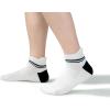 image:imageBomKinta Womens Athletic Socks  Cushioned Running Socks  Cotton Ankle Sock  Gifts for Women 6 Pairs6 Pairs White