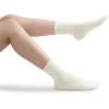 image:imageBomKinta Womens Crew Pilates Socks with Grips  Yoga Grippy Crew Sock  Slipper Socks for Barre Workout Hospital Size 594 Pairsblack Beige Brown Coffee