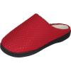 image:imageBomKinta Womens Mens Slip On House Slippers Indoor Warm Faux Fur Lining Bedroom ShoesRed
