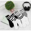 image:imageBomKinta Womens Striped Crew Socks  Retro Above Ankle Cotton Sock  Casual Cozy Athletic Style Socks Gifts Size 5106 Pairs2 Black 2 White 2 Grey