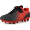 image:imageBomKinta Kids Soccer Cleats Firm Ground Athletic Outdoor Football ShoesBlackRed