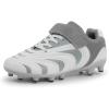 image:imageBomKinta UnisexChild Soccer Cleats  Kids Football Shoes  FG Athletic Outdoor for Boys GirlsGrey