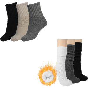 image:imageBomKinta Women Boot Socks with Thick Slouch Socks Women
