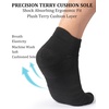 image:imageBomKinta Mens Athletic Running Ankle Socks Low Cut Cushioned 6 Pairs6 Pairsblack