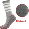 image:imageBomKinta Striped Crew Socks Women  Retro Novelty Socks  Stretchy Casual Athletic Cotton Gifts Sock Size 5103 Pairs  Black White Grey