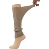 image:imageBomKinta Leg Warmers for Women Gift 80s Ruffle Leg Sleeves for Party Yoga  Soft Fashion Knit Calf Accessories Cute90s Halloween1 Pair  Khaki