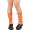 image:imageBomKinta Leg Warmers for Women Gift 80s Ruffle Leg Sleeves for Party Yoga  Soft Fashion Knit Calf Accessories Cute90s Halloween1 Pair  Orange