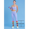 image:imageBomKinta Leg Warmers for Women Gift 80s Ruffle Leg Sleeves for Party Yoga  Soft Fashion Knit Calf Accessories Cute90s Halloween1 Pair  Rainbow
