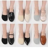 image:imageBomKinta No Show Socks Womens 10 Pairs Non Slip Low Cut Liner Size 511  Breathable Flat Invisible Sweat wicking Cotton10 Pairs  4black 4nude 2grey