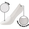 image:imageBomKinta No Show Socks Womens 10 Pairs Non Slip Low Cut Liner Size 511  Breathable Flat Invisible Sweat wicking Cotton10 Pairs  5black 5white