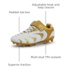 image:imageBomKinta UnisexChild Soccer Cleats Kids FG Football Shoes for Boys Girls  Athletic OutdoorGold