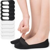 image:imageBomKinta No Show Socks Womens 10 Pairs Non Slip Low Cut Liner Size 511  Breathable Flat Invisible Sweat wicking Cotton10 Pairs  5black 5white