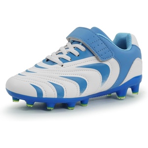 image:imageBomKinta UnisexChild Soccer Cleats Kids FG Football Shoes for Boys Girls  Athletic OutdoorBlue