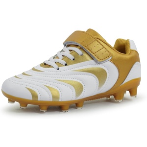 image:imageBomKinta UnisexChild Soccer Cleats Kids FG Football Shoes for Boys Girls  Athletic OutdoorGold