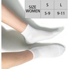 image:imageBomKinta Ankle Socks for Women Casual Socks with Cushioned Sole 6 Pairs  Gym Athletic Mini Crew Quarter SocksCushioned Soles Cotton Comfortable6 White