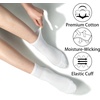 image:imageBomKinta Ankle Socks for Women Casual Socks with Cushioned Sole 6 Pairs  Gym Athletic Mini Crew Quarter SocksCushioned Soles Cotton Comfortable6 White