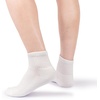 image:imageBomKinta Ankle Socks for Women Casual Socks with Cushioned Sole 6 Pairs  Gym Athletic Mini Crew Quarter SocksCushioned Soles Cotton Comfortable6 White