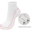 image:imageBomKinta Ankle Socks for Women Casual Socks with Cushioned Sole 6 Pairs  Gym Athletic Mini Crew Quarter SocksCushioned Soles Cotton Comfortable6 White
